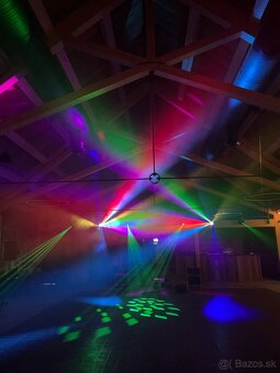 Set 2x 200W Beam hlavy + usb pc dmx prevodnik + káble - 3