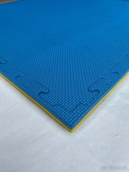 Tatami Champion puzzle žlto-modrá 105cm x 105cm x 2cm - 3