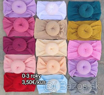 Pružná detská čelenka - 3