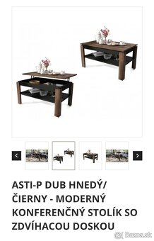 Výškovo nastaviteľný konferenčný stolík - 3