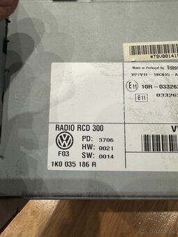 Rádio VW Golf V - 3