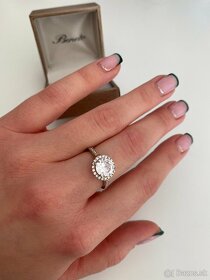 Beneto dámsky strieborný prsteň s kryštálmi - 3