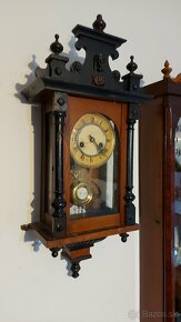 Predám funkčné starožitné Hodiny BADISCHE Uhrenfabrik 1890 p - 3