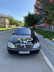 Svadobné vozidlo na prenájom Mercedes S500 L - 3