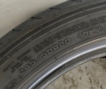 245/50 R20 Letne GoodYear super stav - 3