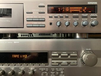 Yamaha 3hlavý tape deck + receiver - 3