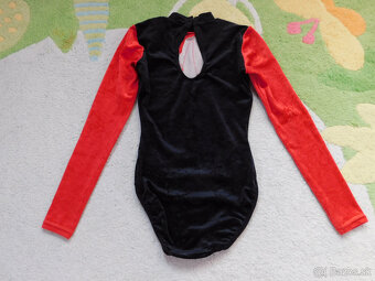 Velúrový dres na gymnastiku Milano 152-164 - 3