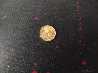 USA 5 DOLLARS 2004 ⅒Oz fine gold - škrabnutá - 3