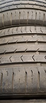 Predám 4ks jazdené letné 205/55r16-91V Continental 2+2modely - 3
