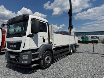 MAN TGS valník -hydraulická ruka HIAB 188-6, EURO 6,TOP STAV - 3