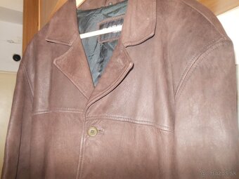 Kožený pánsky kabát značka KCERO č.56 - 3