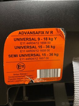 Autosadačka Britax Römer Advansafix IV R - 3