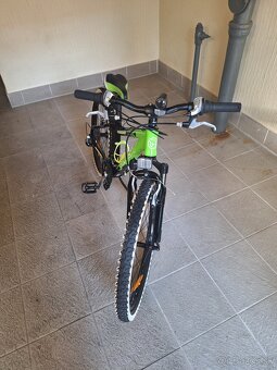 Predám detský bicykel 24kola Ghost zeleny - 3