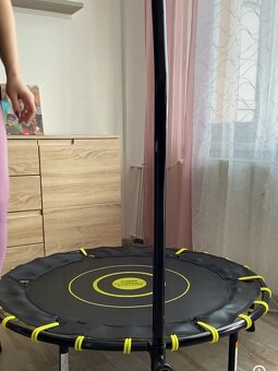 Trampolína fit trampo500 na fitness s držadlom - 3