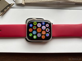 Predám Apple Watch 9 41mm Starlight (Záruka, Zdravie 98%) - 3