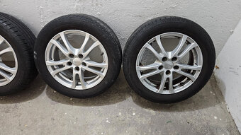 Predám letné kolesá Dunlop + disky ANZIO – 205/55 R16 - 3