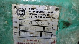Čerpadlo šnekové NEMO Pumpe - 3