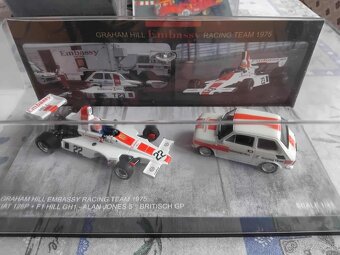 Graham Hill Embassy Racing team 1975 Fiat 126P+F1Hill 1:43 - 3