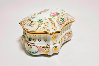 porcelánová dóza stará Viedeň - 3
