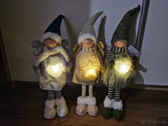 Postavicky Anjelika s led srdieckom a led hviezdou - 3