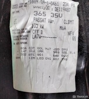 predám DVERE Volkswagen Passat B7 2.0 TDi 2013 COMBI VARIANT - 3