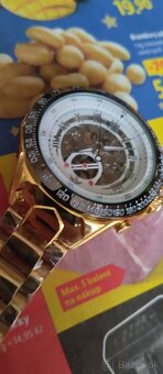 luxusní hodinky SEWOR SKELETON - 3