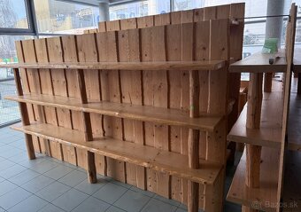 Drevené regále Police - 3