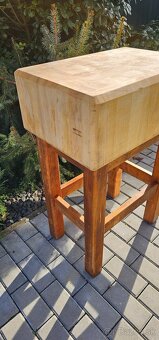 drevený mäsiarsky klát - 3