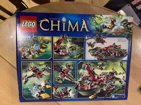 Lego Chima - Craggerov krokodílí čln 70006 - neotovrene , ma - 3