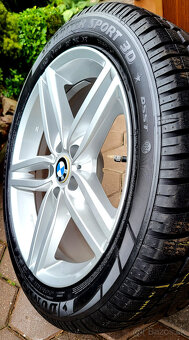 alu R18 5x120, zimné pneu 245/45, BMW 5, F10, F11 TOP - 3