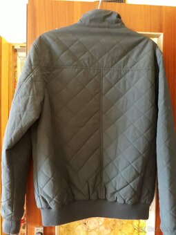 Pánska jarná tmavomodrá bunda - bombera, XL - 3