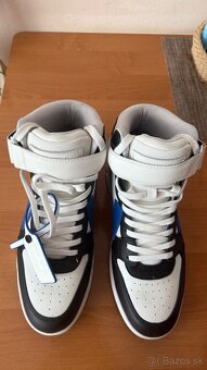 OFF WHITE OUT OF OFFICE MID TOP BLACK NAVY BLUE - 3