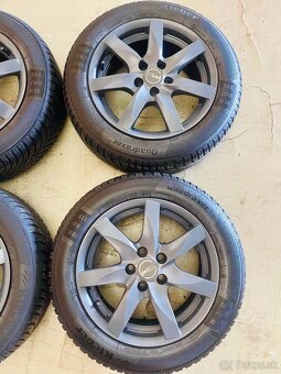 AL disky R15 6,5Jx15 H2 ET40 kleber 185/60 R15 - 3