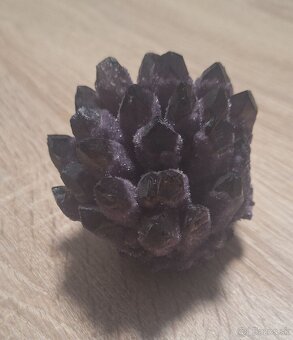 Prírodný Fialový Ametyst Phantom - typ 8 - 3