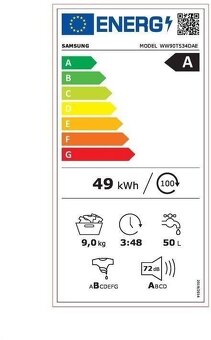 Parná práčka SAMSUNG WW90T534DAE/S7 - 3