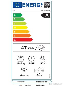Práčka LG FASR3A04WS - 3