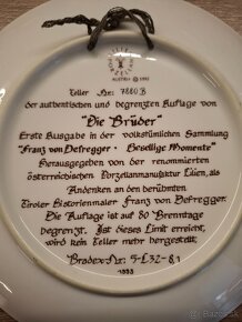 Zberatelske taniere - 2ks - 3