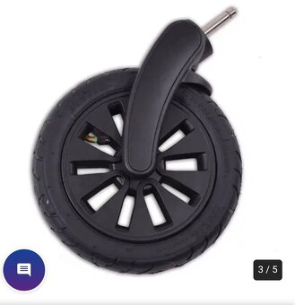 PETITE&MARS – Sada 4 nafukovacích koliesok ku kočíku Street+ - 3