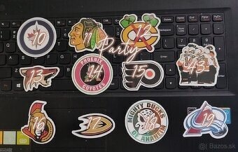 Nálepky NHL tematika - na notebook ,telefón , auto .... - 3