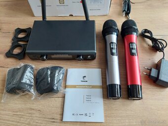 Bezdrôtový mikrofónny systém UHF TONOR TW820 - 3