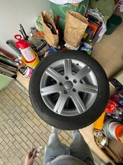 Audi Q7 originál zimné disky R18 + Hankook 255/55 R18 - 3