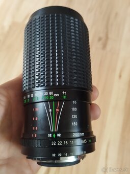 Exakta 1:4,5 75-200 zoom-macro objektív NIKON F - 3