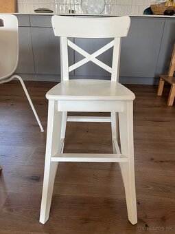 Detská jedalenska stolička ikea ingolf - 3