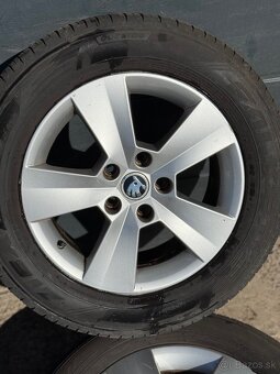 Predám elektrony 5x112 . 215/60 R16 Letné pneu na sezonu - 3