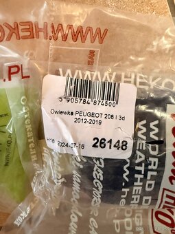 DEFLEKTORY OKIEN PRE PEUGEOT 208 5D 2012 - 2019 - 3