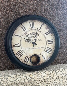 Vintage nástenné hodiny - 3