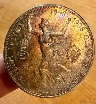 Predám 5 Corona 1908 - 60. Výročie - 3