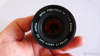 SMC Pentax-M 50mm f/1.7 – zachovalý, s redukciou na Canon - 3
