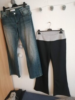 Džinsy a teplaky vel.42 - 3