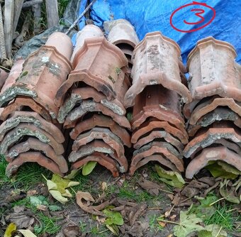 Hrebenáče z pálenej tehly (korýtka) - 3